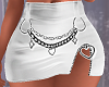 White Chained Skirt
