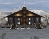 lakefront log cabin