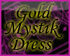 [LF] Gold Mystik Dress