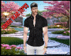 Camisa Floral Preta