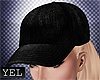 [Yel] Black sport hat