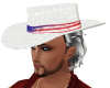 Patriotic/Hat&Hair/ Gray