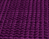 violet fur rug