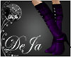 rD lace boots violet