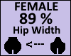 Hip Scaler 89% Female