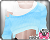 [Nish] Pullover BlWh
