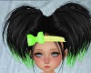 Lime Green Hair Bow