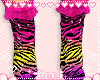 ♡ Neon Zebra Socks
