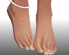 Bare Feet - Pearl Anklet