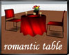 romantic table