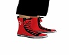 Red and Black Converse