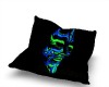 neon chill out pillow