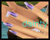 *Dez*Dainty Hand Purple