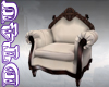 DT4U Creme vintage chair
