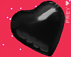 Black Heart Balloon.Furn