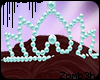 z | Pearl Tiara - Aqua