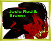Josie Red & Brown