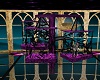 Purple & blk dance cages