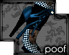 !P Blue Checkered Heels