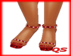 QS.Redshine sandals