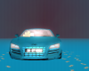 Glow Teal Car