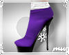 !Santa maid boots purple