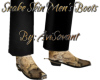 Snake Skin Men's Boots 4