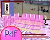 P4F Pink Suede Sofa