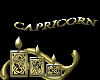 sticker capricorn gold