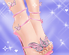 Butterfly Sandals  Pink