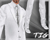 White Pinstripe Suit