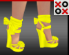 Yellow Wedge Heels