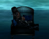 Blue Fantasy KIss Chair