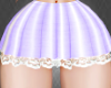 k. lace skirt lilac