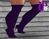 Cozy Thigh Boots purple