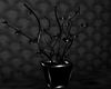 Black PVC Rose Vase