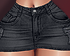 Mini Skirt Denim Black