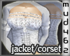  Jacket/Corset wht.