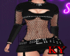 KIKY  FISHNET BLK -RLL-
