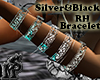 Silver&Black Bracelet RH