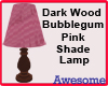 Dark Bubblegum Pink Lamp