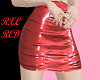 RXL Red Leather Skirt