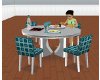  dining table teal