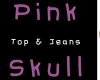 Pink Skull Jeans & Top