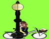 bike poses+lamp
