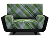 !HM! Green Plaid Chair