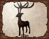 K. Wooden Deer W/ Poses