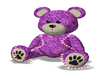 Cuddle+Kiss Purple Bear