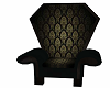 Hi Back Chair Gold/Black