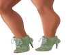 Light Green Boots/ Heels